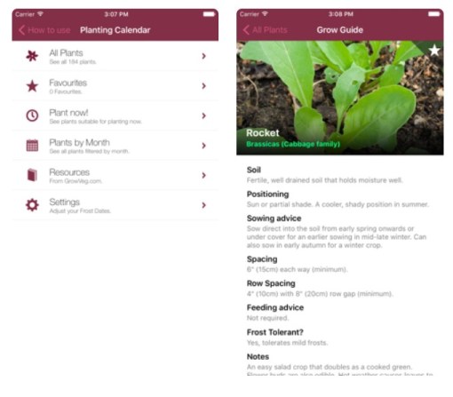 Best Gardening Apps: Planting Calendar