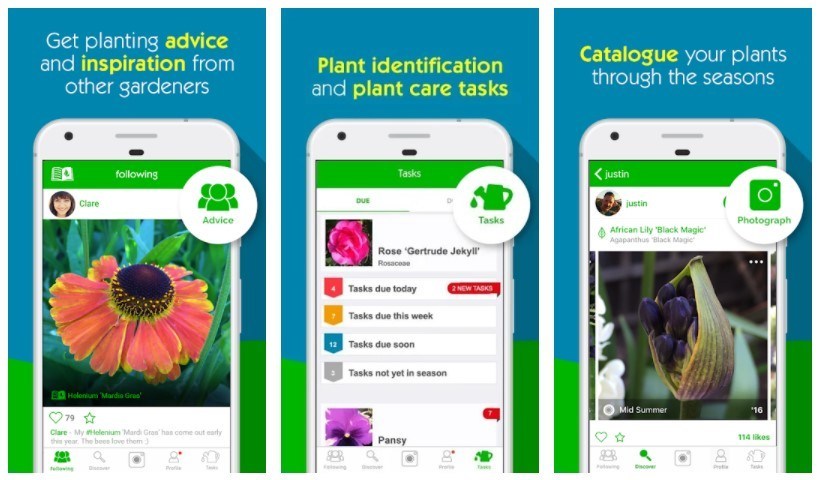 Best Gardening Apps: Garden Tags