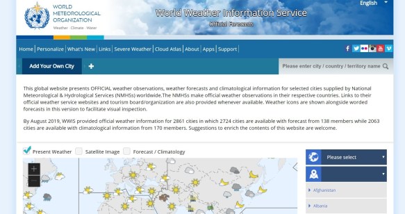 World Weather Information Service