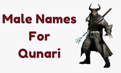 Male Names For Qunari