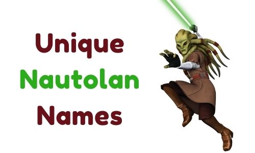 Unique Nautolan Names