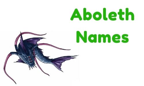 Aboleth Names