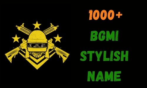 BGMI Stylish Name