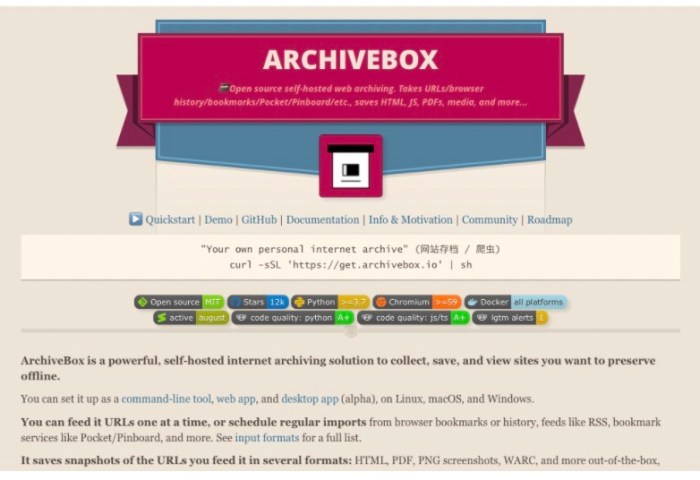 ArchiveBox