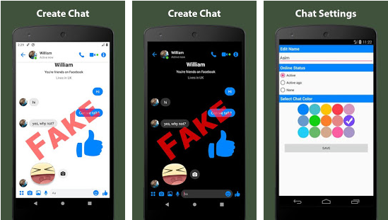 App For Creating Fake Chats To Prank Friends