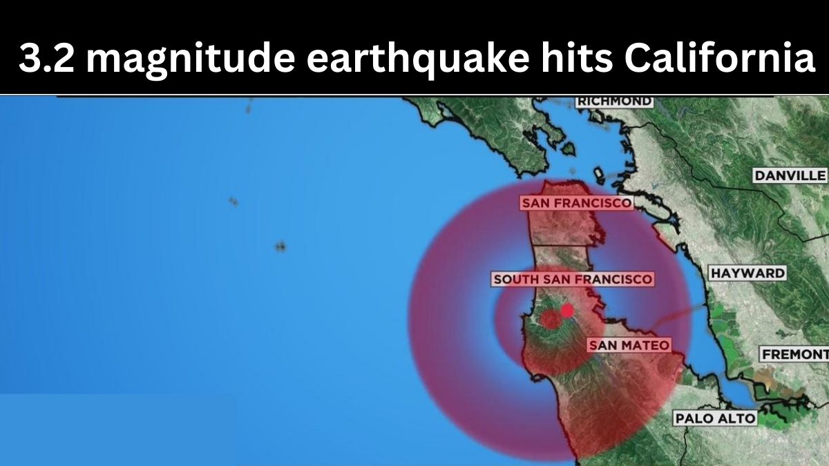 3.2 magnitude earthquake hits California