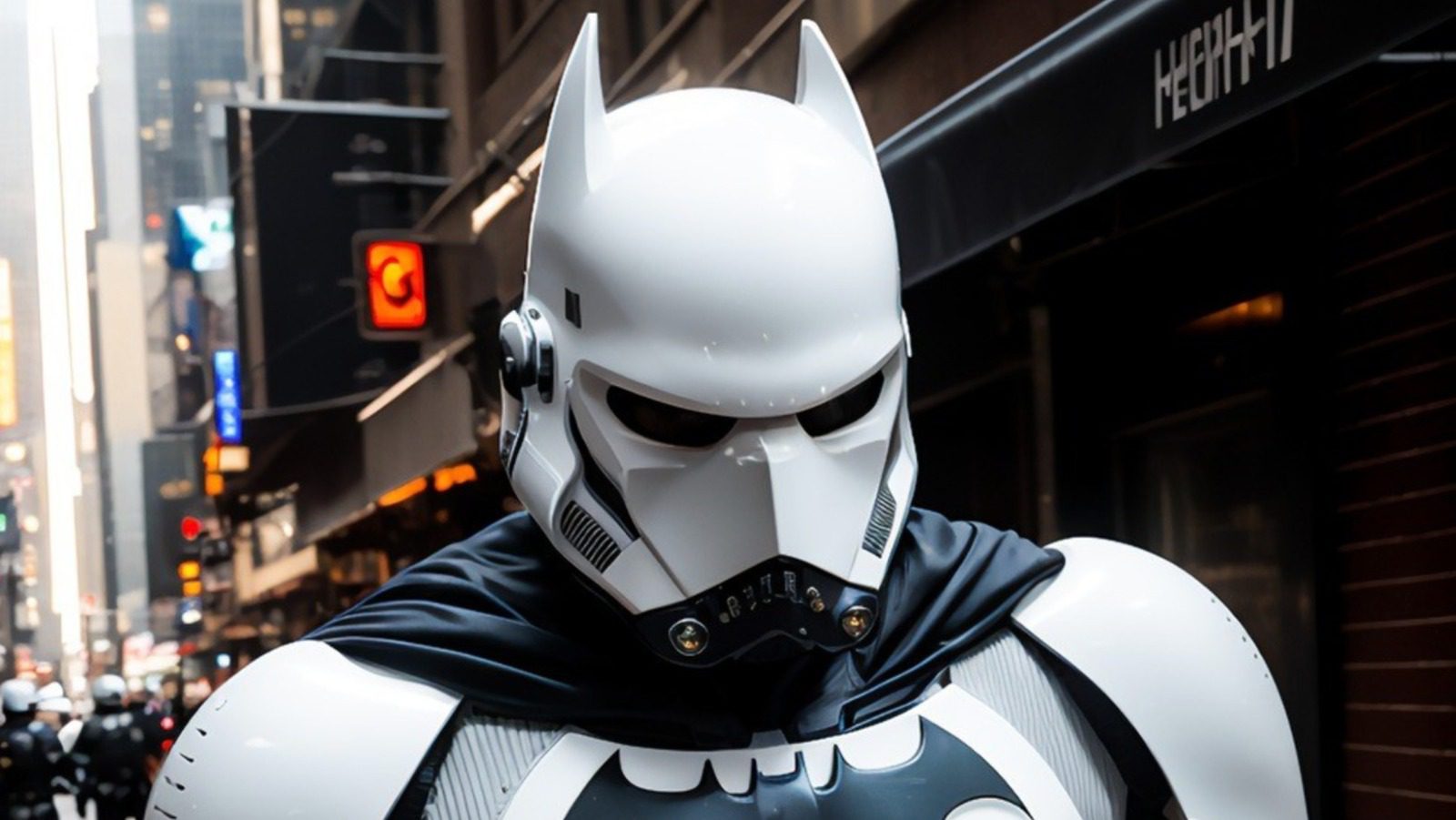 Fusing Batman And A Stormtrooper In This Photo Is Melting Our Minds
